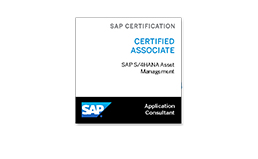 SAP Certified Application Associate– SAP S/4 HANA Asset  Man